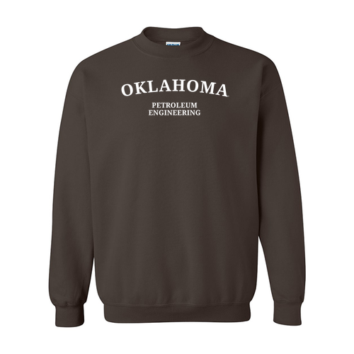 Petroleum Gildan Heavy Blend Crew Neck Sweatshirt -- Dark Chocolate