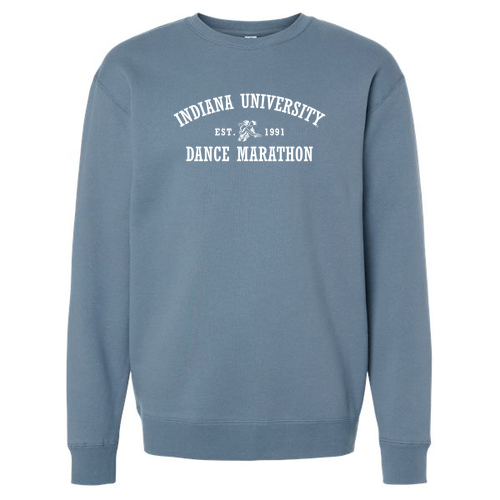 IUDM -- Heavyweight Crewneck Sweatshirt -- Storm Blue