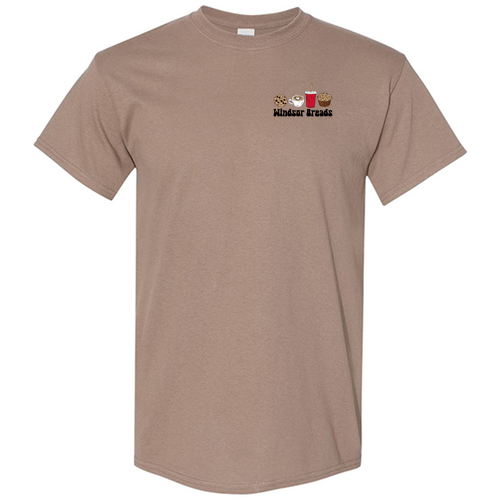 Gildan Heavy Cotton Basic T-Shirt -- Brown Savana