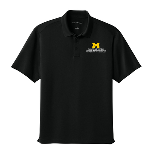 Port Authority Wearever Performance Pique Polo -- Deep Black, $28
