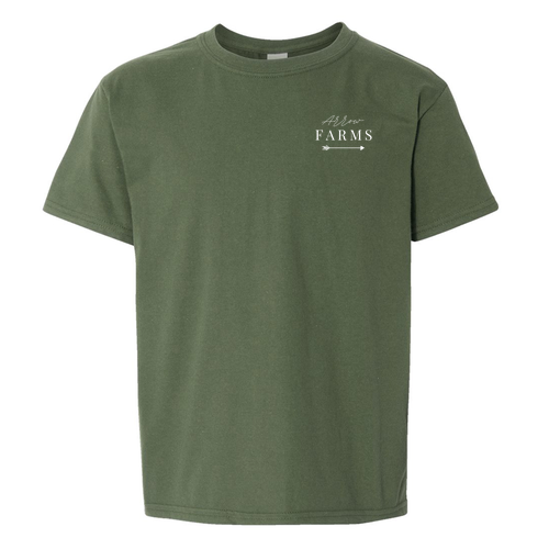Gildan Youth Softstyle T-Shirt -- Military Green