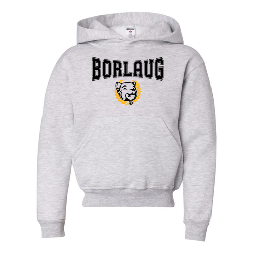 Jerzees 8 Oz., 50/50 Nublend Hooded Pullover Youth -- Ash