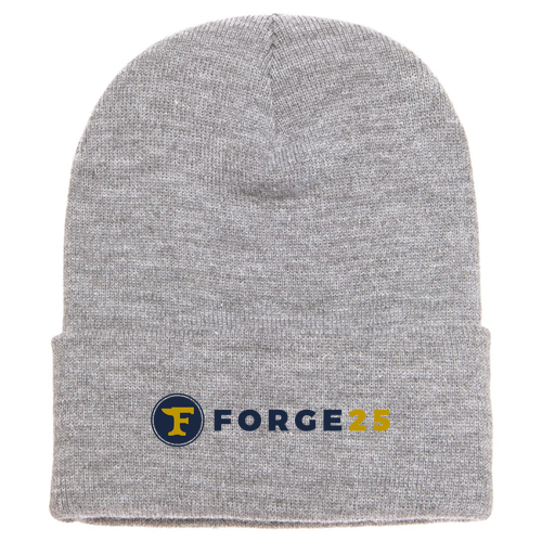 Yupoong Knit Hat with Cuff -- Heather