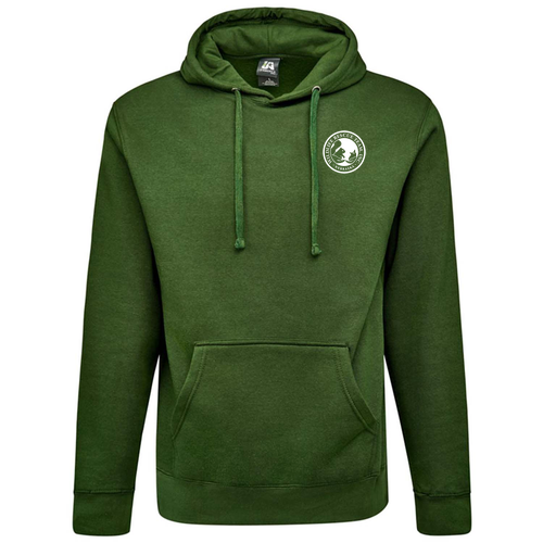 J America Unisex BTB Fleece Hooded Sweatshirt -- Forest Green