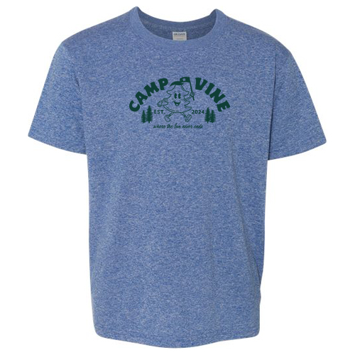 Gildan Youth Softstyle T-Shirt -- Heather Royal