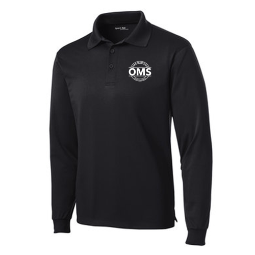 Sport Tek Long Sleeve Micropique Sport Wick -- Black
