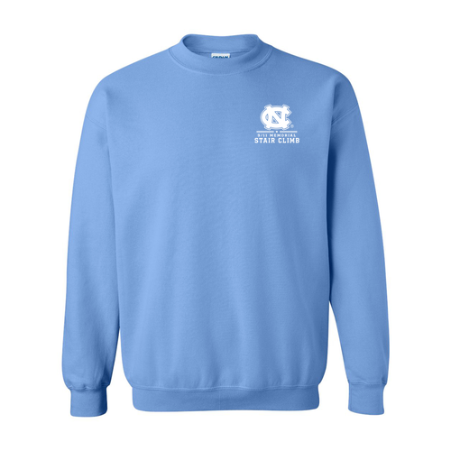 Gildan Heavy Blend Crew Neck Sweatshirt -- Carolina Blue -- Stair Climb