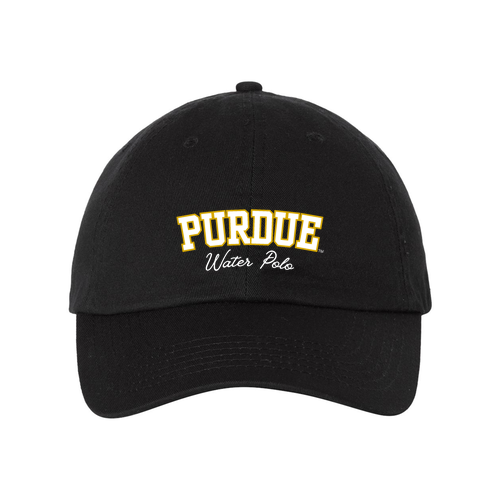 Valucap Bio-Washed Unstructured Hat -- Black