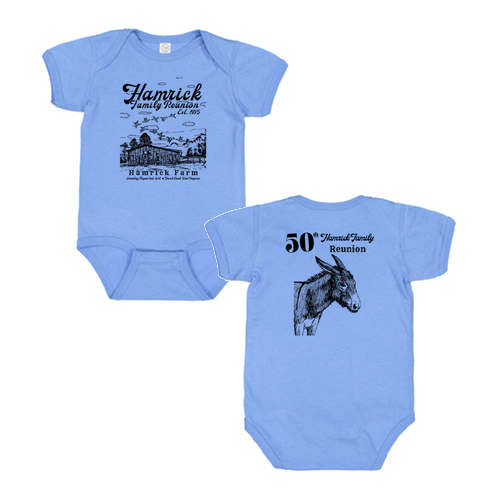 Infant Fine Jersey Bodysuit -- Carolina Blue