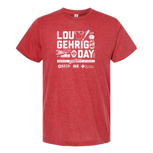 Tultex Unisex Ultra Blend Tee -- Heather Red