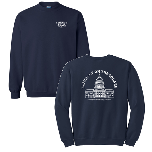 Gildan Heavy Blend Crew Neck Sweatshirt -- Navy