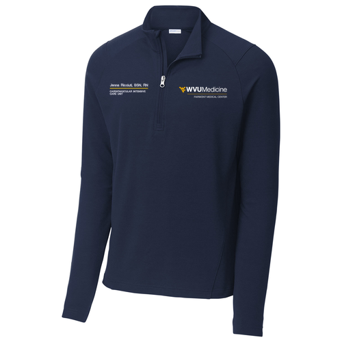 Sport-Tek Sport-Wick Flex Fleece Quarter-Zip -- True Navy
