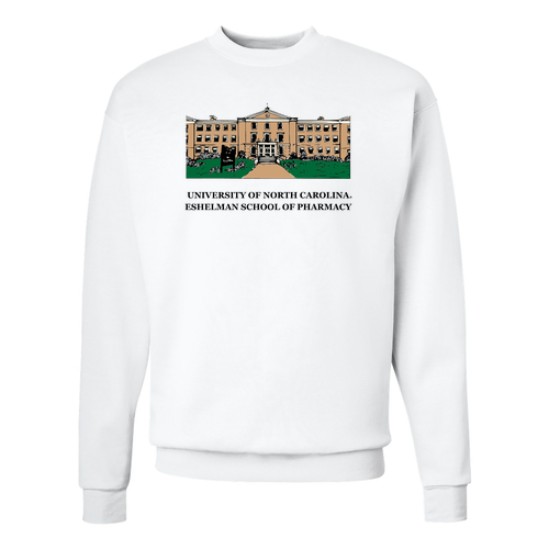 Hanes EcoSmart Crewneck Sweatshirt -- White