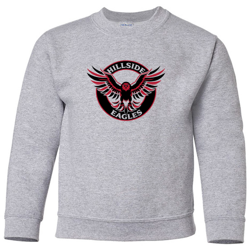 Gildan Heavy Blend Youth Crew Neck Sweatshirt -- Sport Grey