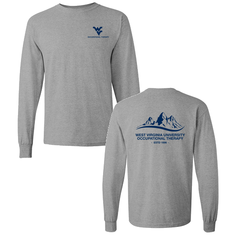 Gildan Heavy Cotton Longsleeve Basic T-Shirt -- Sport Grey