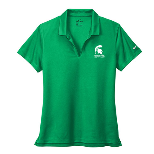 Nike Ladies Dri-Fit Micro Pique 2.0 Polo -- Lucid Green