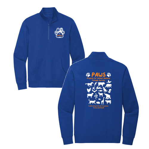 District V.I.T. Fleece 1 / 4-Zip -- Deep Royal