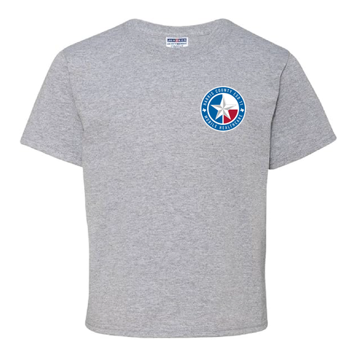 Jerzees Youth 50/50 Heavyweight T-Shirt -- Athletic Heather