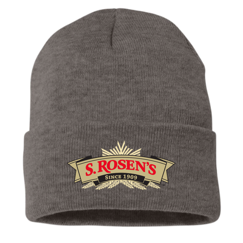 Sportsman Fleece Lined 12" Cuffed Beanie -- Heather Charcoal