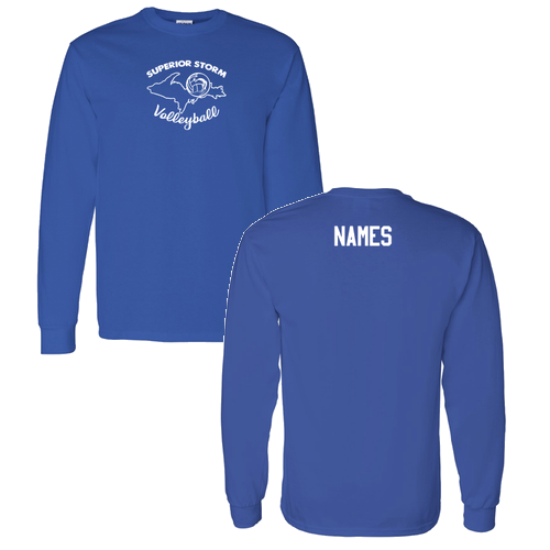 Gildan Heavy Cotton Longsleeve Basic T-Shirt -- Royal