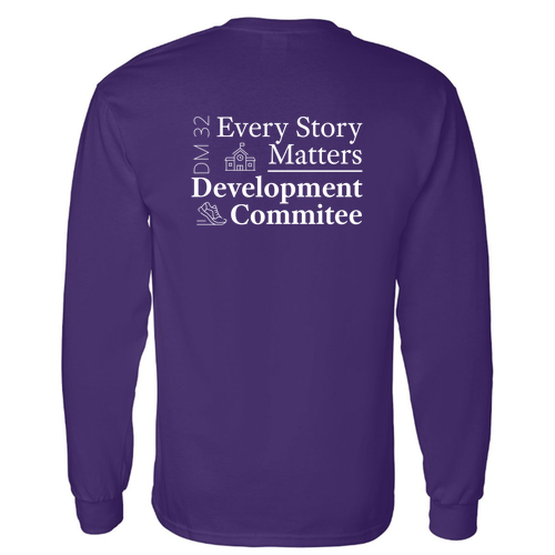 Gildan Heavy Cotton Longsleeve Basic T-Shirt -- Purple