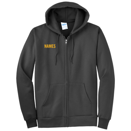 Port and Company Full Zip Hoody -- Charcoal