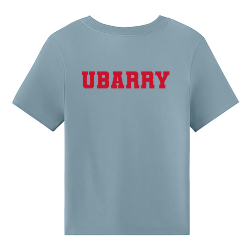 Women's Heavyweight Tee -- Vintage Denim UBARRY