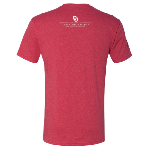 Urban Design-T shirt Vintage Red