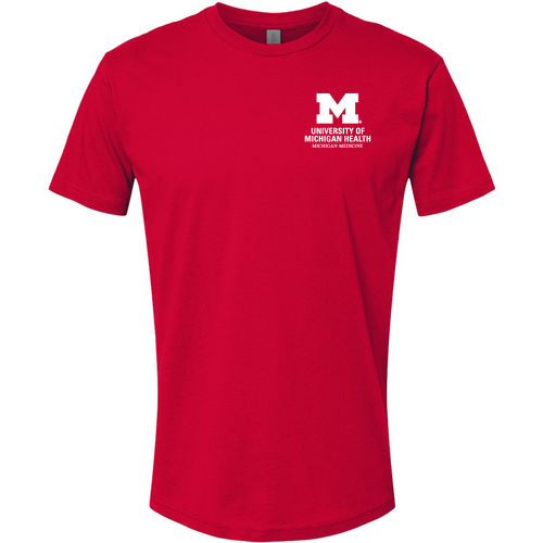 Mens/Unisex Next Level Apparel Cotton Tee -- Red