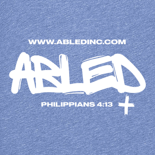 Bella+Canvas Unisex Triblend Long Sleeve Tee -- Blue Triblend