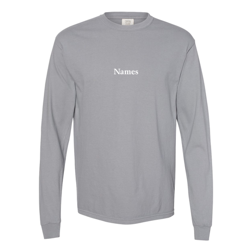 Comfort Colors Ringspun Long Sleeve Tee -- Granite
