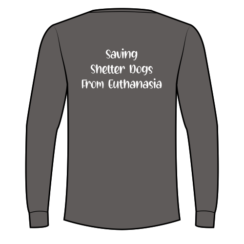 Gildan Heavy Cotton Longsleeve Basic T-Shirt -- Charcoal