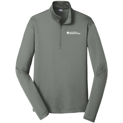Sport-Tek PosiCharge Competitor Quarter Zip Pullover -- Grey Concrete