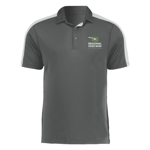 Augusta Sportswear  Two-Tone Vital Polo Embroidered -- Graphite / White