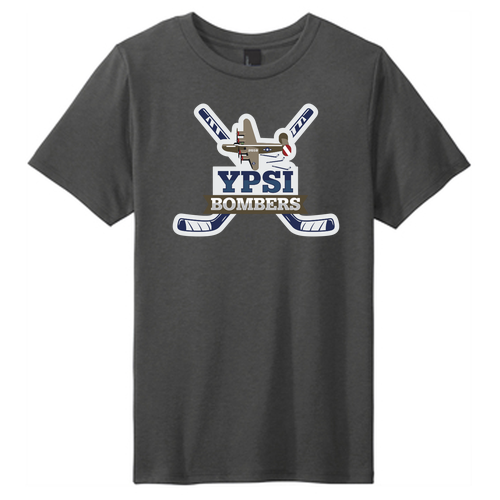 District Youth Perfect Tri Tee -- Charcoal