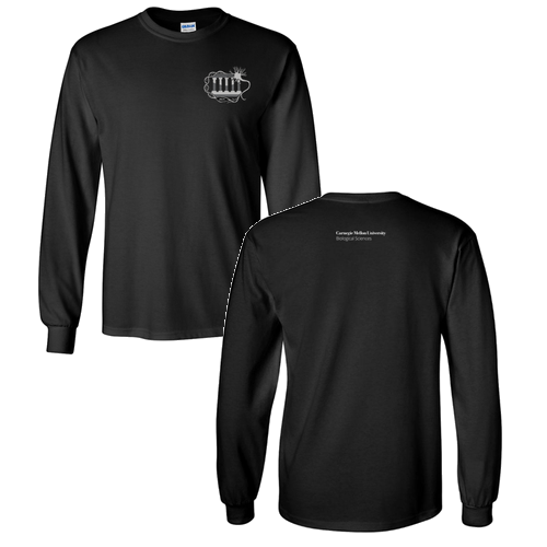 Gildan Ultra Cotton Longsleeve Basic T-Shirt -- Black