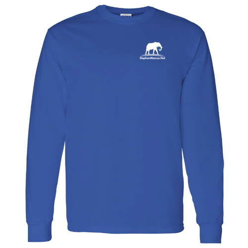 Gildan Heavy Cotton Longsleeve Basic T-Shirt -- Royal