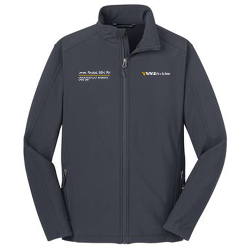 Port Authority Core Soft Shell Jacket -- Battleship Grey