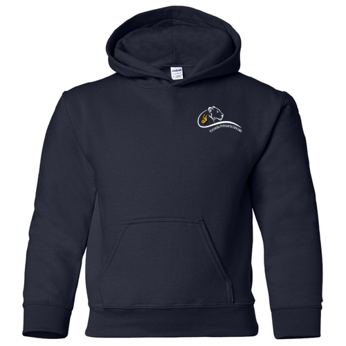 Gildan Heavy Blend Youth Hooded Sweatshirt -- Navy