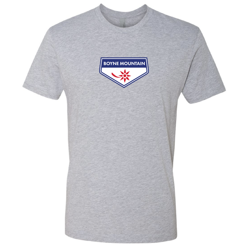 Boyne Mountain Logo 1 Full color -- Short sleeve Heather Grey