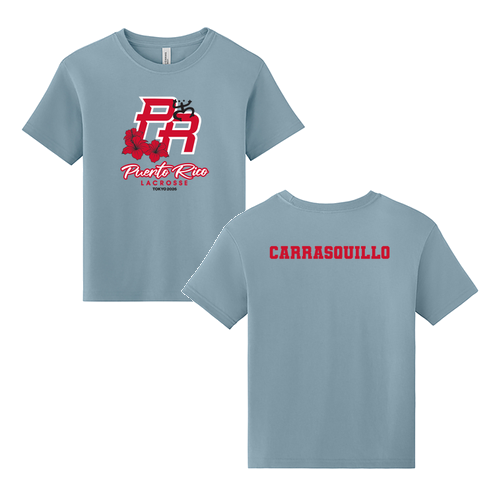 Youth Heavyweight Tee -- Vintage Denim CARRASQUILLO