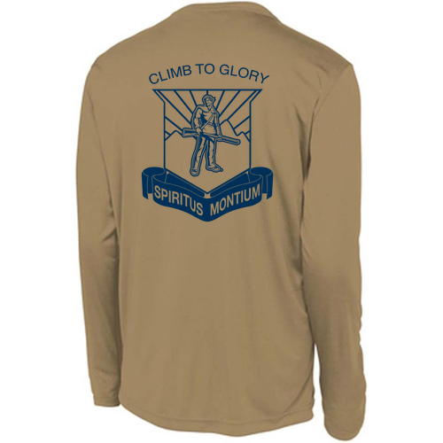 Sport Tek Long Sleeve Competitor -- Coyote Brown