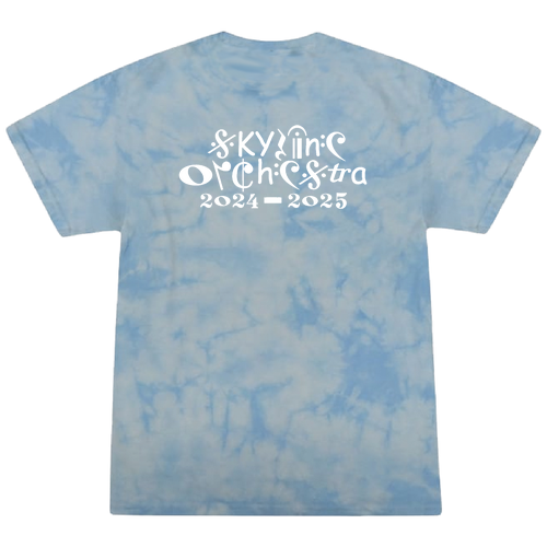 Tie-Dye Crystal Wash T-Shirt -- Carolina Blue