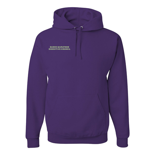 Jerzees 8 oz 50/50 Nublend Adult Hooded Sweatshirt -- Deep Purple