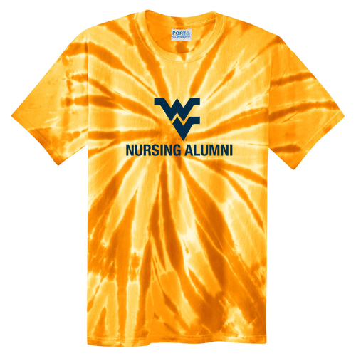 Port and Company Tie Dye Tee -- Gold