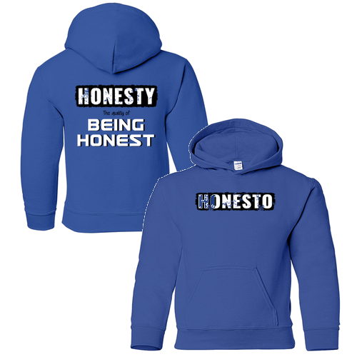 Youth Hoodie Blue House Gildan