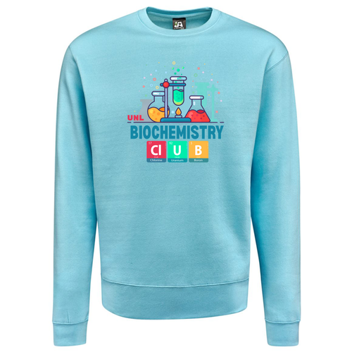 J. America BTB Fleece Crew -- Sky