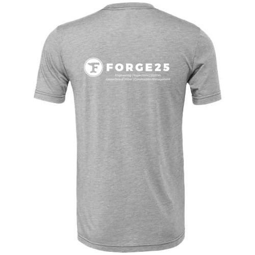 Forge25 Unisex Jersey T-Shirt -- Athletic Heather