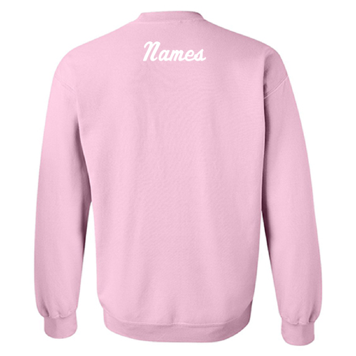 Gildan Heavy Blend Crew Neck Sweatshirt -- Light Pink