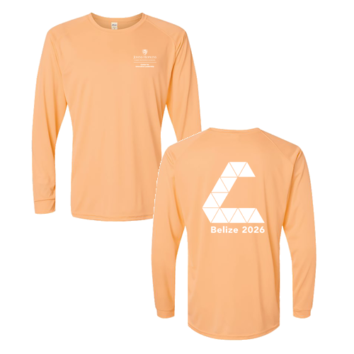 Paragon Long Islander Performance Long Sleeve T-Shirt -- Coral